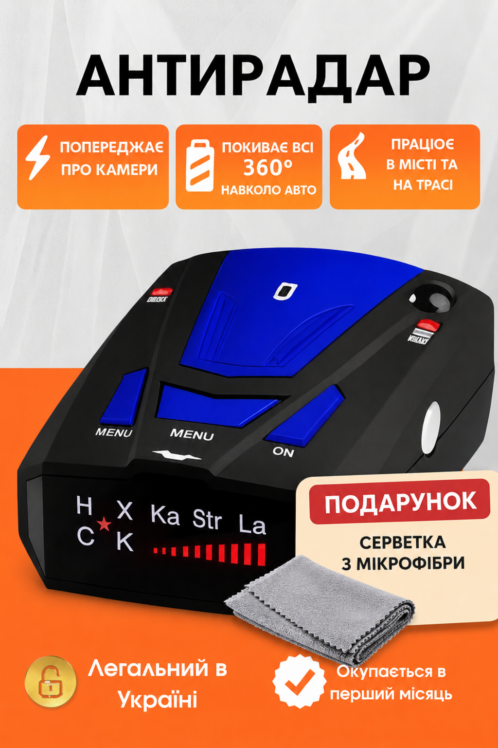 Професійний антирадар